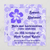 Invitations tropicales de Kono Hibiscus (Devant / Derrière)