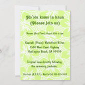 Invitations tropicales de Kono Hibiscus (Dos)