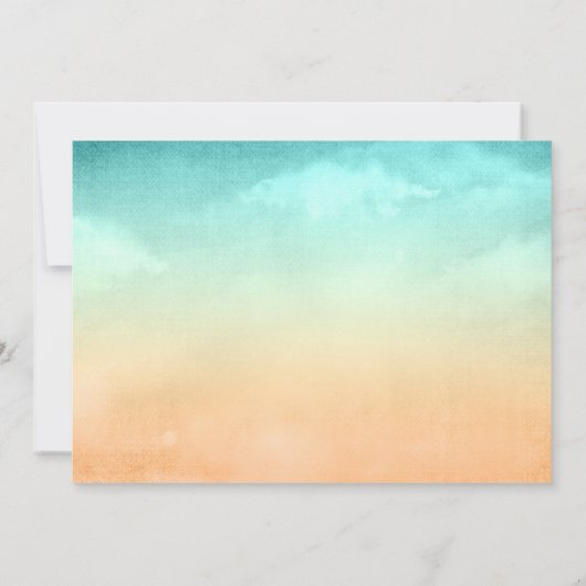 Invitations tropicales de mariage de palmier de (Dos)