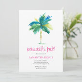 Invitations Tropicales Personnalisées Bachelorette (Debout devant)
