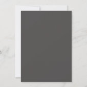 Invitations Tuxedo (Mariage Tuxedo noir et blanc) (Dos)