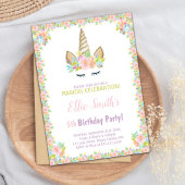 Invitations Unicorn 5e anniversaire