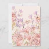 Invitations uniques Enchanted Fairy Anniversaire (Dos)