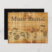 Invitations unisexes vintages élégantes de (Devant / Derrière)