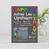 invitations upshern upshernish upsherin invitation (Debout devant)