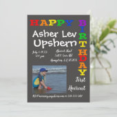invitations upshern upshernish upsherin invitation (Debout devant)