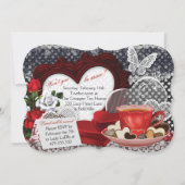 Invitations Valentine Tea Party (Dos)