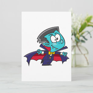 Invitations Vampire de dessin