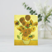 Invitations Van Gogh Sunflower (Debout devant)