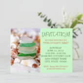 Invitations Verre et Coquillages (Debout devant)