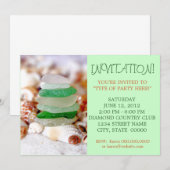 Invitations Verre et Coquillages (Devant / Derrière)