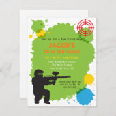 Invitations verrouillées de fête d'anniversaire de (Devant / Derrière)