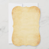 Invitations victoriennes de goûter de style (Dos)