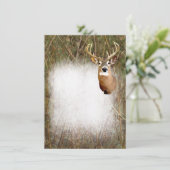 Invitations vides de Camo de chasse d'andouillers (Debout devant)