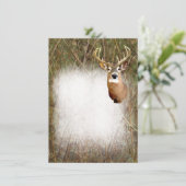 Invitations vides de Camo de chasse d'andouillers (Debout devant)