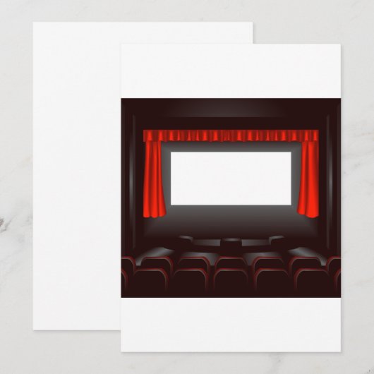 Invitations vides de cinéma (Devant / Derrière)