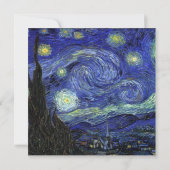 Invitations vierges nuit étoilée (Dos)