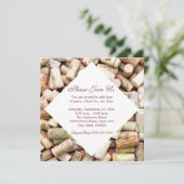 Invitations Vins Corks (Debout devant)