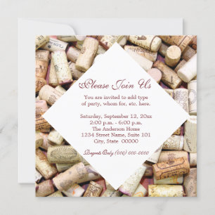 Invitations Vins Corks