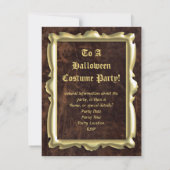 Invitations vintage Antique Frame Style Party (Dos)