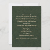 Invitations vintage Art Thanksgiving Diner (Dos)