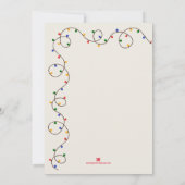 Invitations Vintage Christmas Light Strand Holiday (Dos)