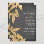 Invitations Vintage Wedding (Devant / Derrière)