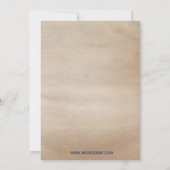 Invitations vintages 4 juillet fête d'anniversaire (Dos)