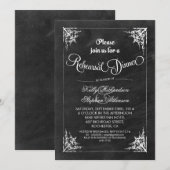 Invitations vintages à l'atelier de répétition (Devant / Derrière)