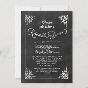 Invitations vintages à l'atelier de répétition