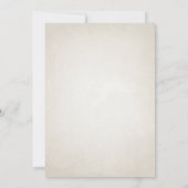 Invitations vintages d'anniversaire d'étape (Dos)