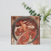 Invitations vintages de danse d'Alphonse Mucha (Debout devant)