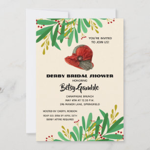 Invitations vintages de douche nuptiale Cloche Der