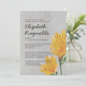 Invitations vintages de douches nuptiales péruvien (Debout devant)