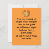 Invitations vintages de Halloween (Dos)