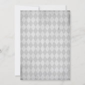 Invitations Vintages de mariage à bicyclette (Dos)