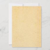 Invitations vintages de mariage à vélo (Dos)