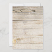 Invitations vintages de mariage de bicyclette (Dos)