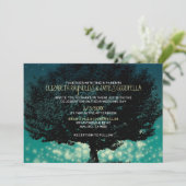 Invitations vintages de mariage de lumière de (Debout devant)