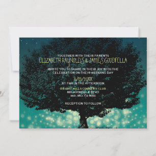 Invitations vintages de mariage de lumière de