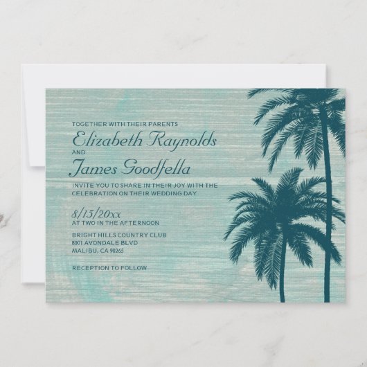 Invitations vintages de mariage de toile de jute (Devant)