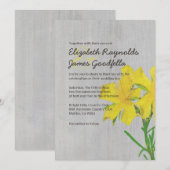 Invitations Vintages de mariage hypericum (Devant / Derrière)