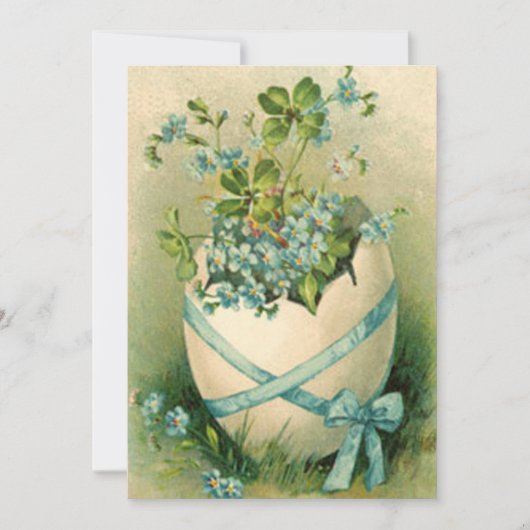 Invitations Vintages de Pâques (Devant)