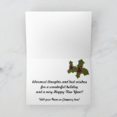 Invitations vintages de salutation de Noël de (Intérieur)