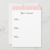 Invitations vintages de Soda Cream Soda Party (Dos)