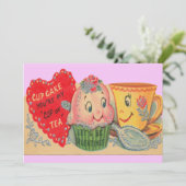 Invitations vintages de Valentine (Debout devant)