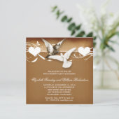 Invitations vintages des inséparables (Debout devant)