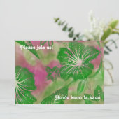 Invitations vintages du Batik Luau balinais (Debout devant)