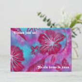 Invitations vintages du Batik Luau balinais (Debout devant)