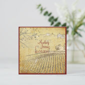 Invitations Vintages et toscanes à votre mariage (Debout devant)